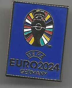 Pin Europameisterschaft 2024 Deutschland blau